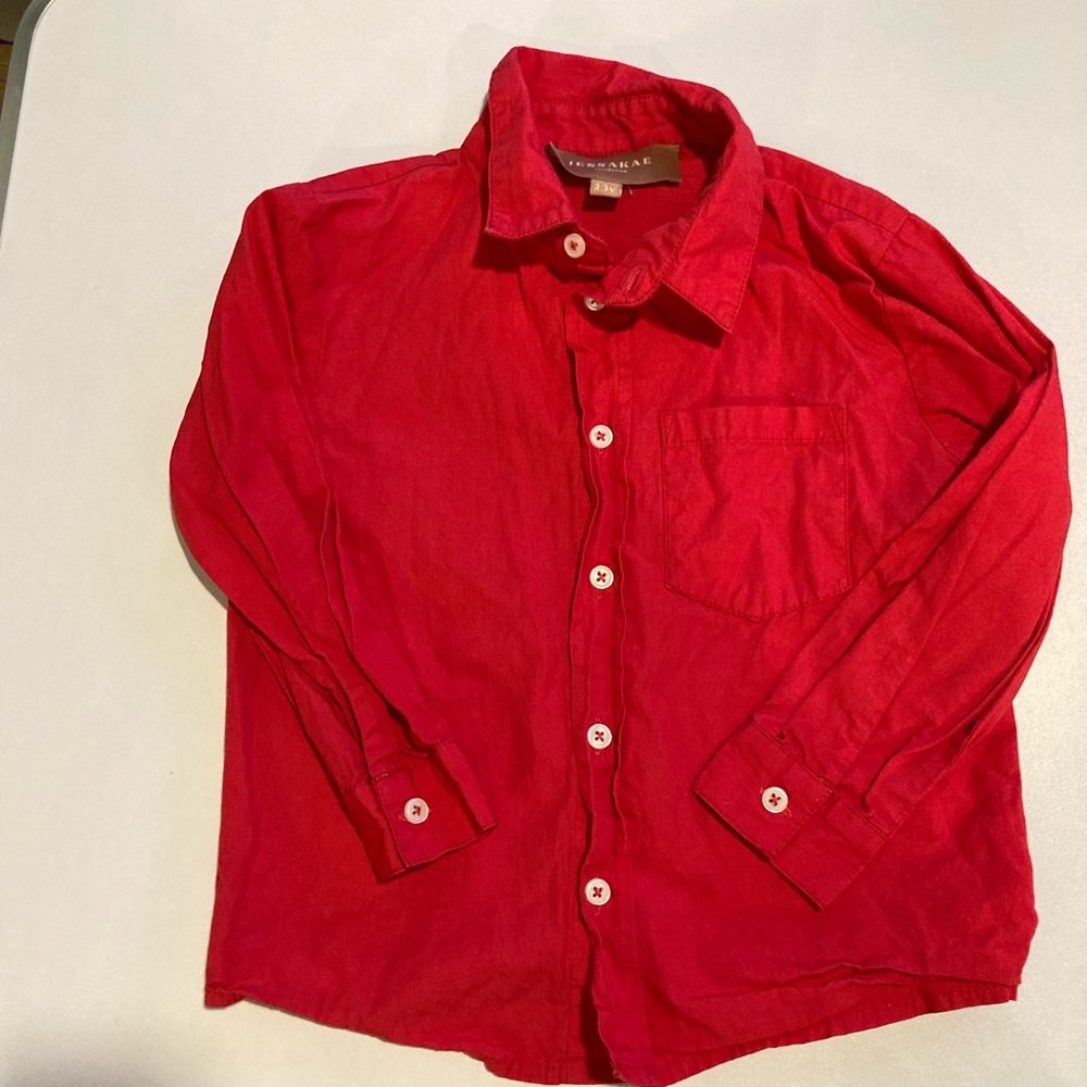 Jessakae Red Button-Up Shirt